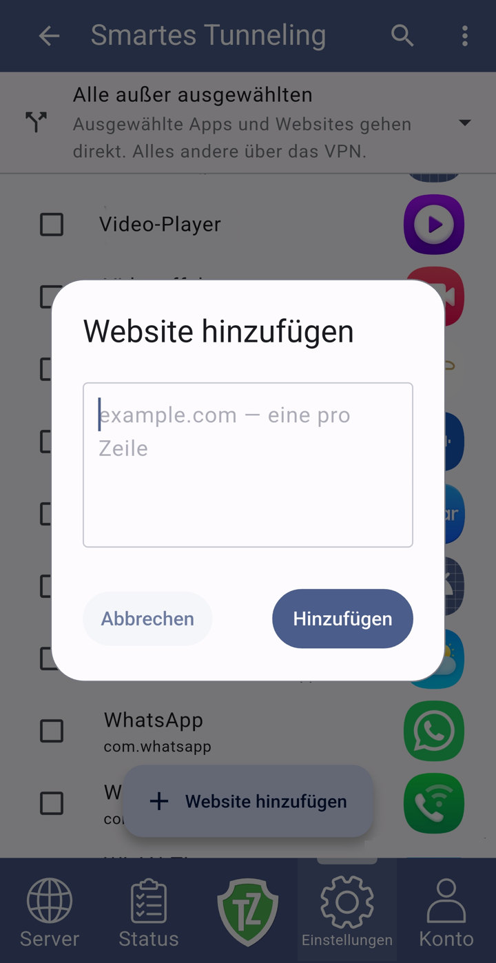 Trust.Zone VPN V2: Smartes Tunneling