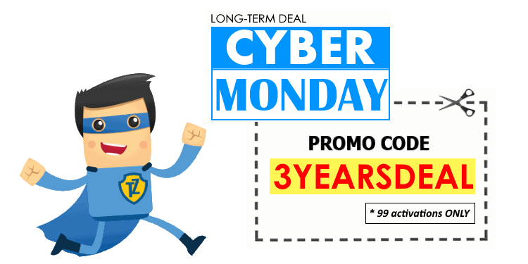 Cyber Monday 3 YEARS Deal from Trust.Zone. 99 licences ONLY!