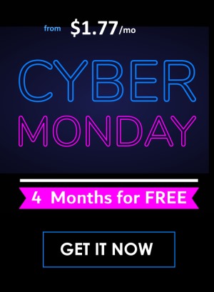 Cyber Monday Deal - Get 4 Months for FREE Today!