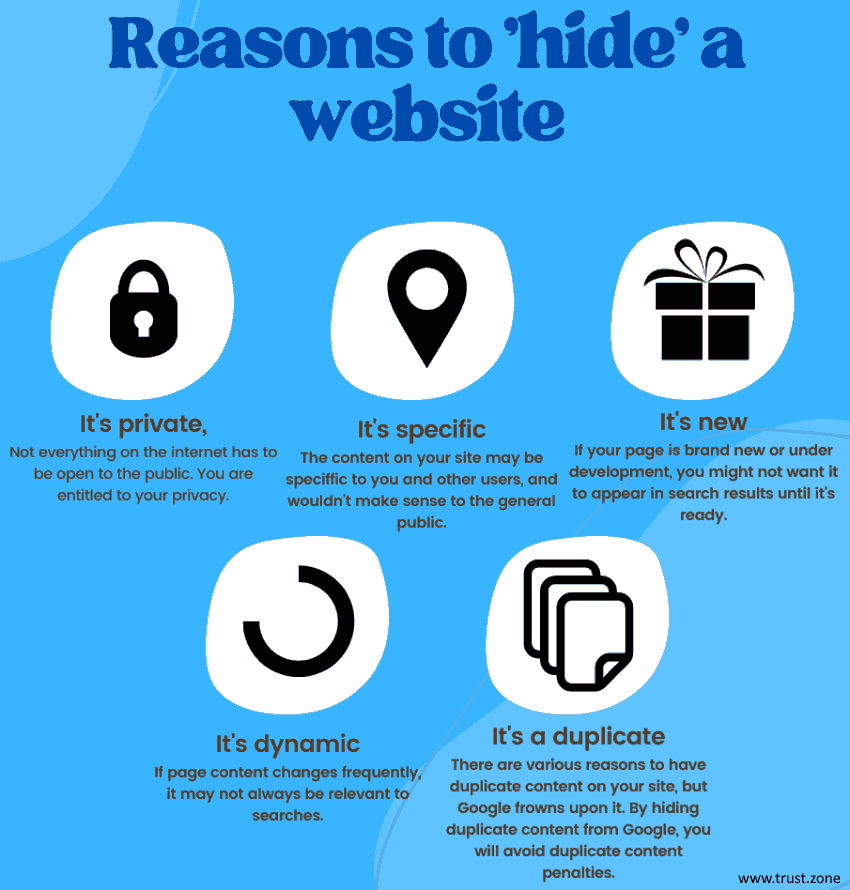 How to Hide Your Website From Search Results