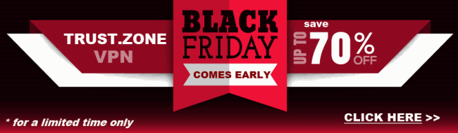 Black Friday 2016 VPN Sale Starts Today - up to 70% off