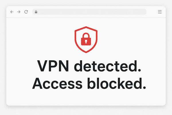 Why Websites Detect and Block VPNs