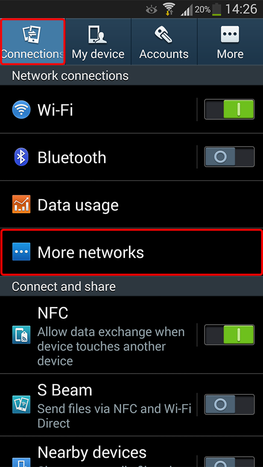 Configure uma VPN no Android 5 e superior