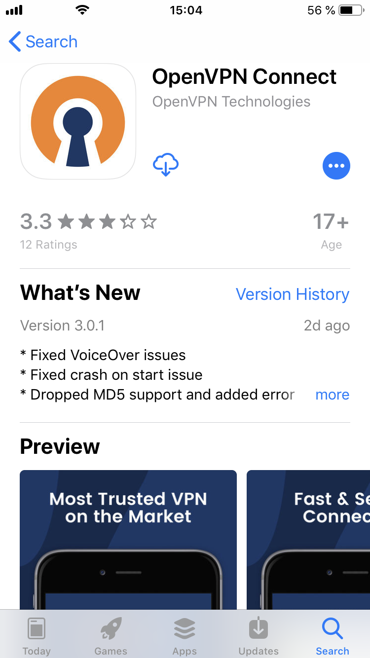 Как настроить VPN-соединение для iOS на iPhone с помощью OpenVPN Trust.Zone  VPN: Анонимный ВПН #1 - Разблокирует любой сайт