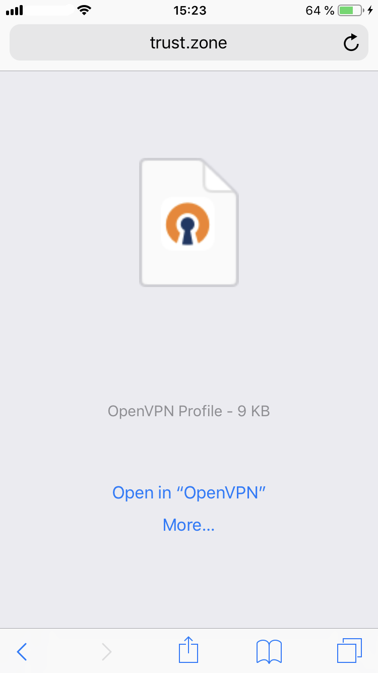 Настройка VPN. Шаг 4. iOS on iPhone. OpenVPN. Турция. Инструкции по  настройке VPN-соединения Trust.Zone VPN: Анонимный ВПН #1 - Разблокирует  любой сайт