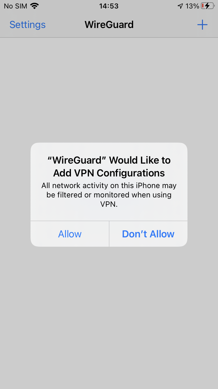 Wireguard ios