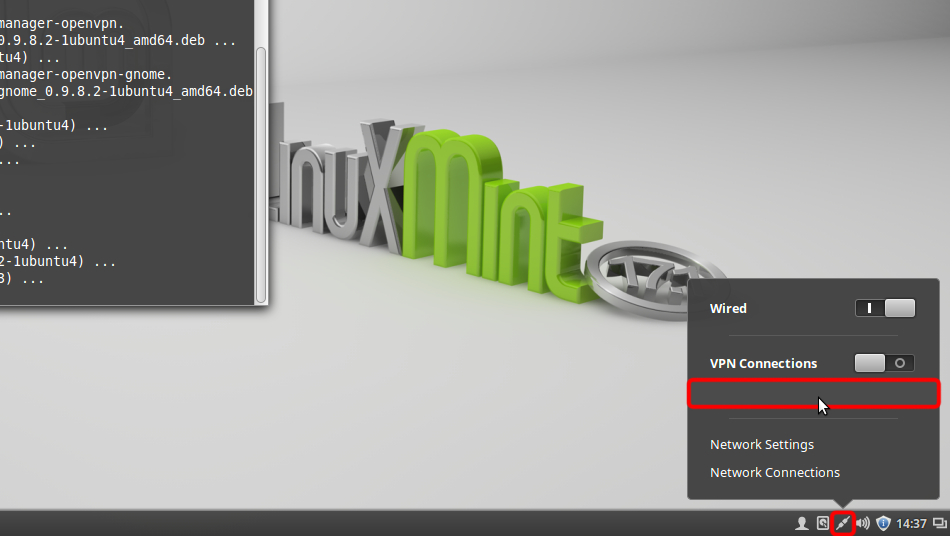 Linux mint настройка vpn