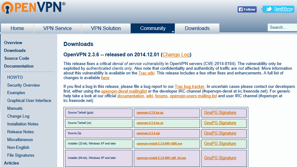 download openvpn connect windows